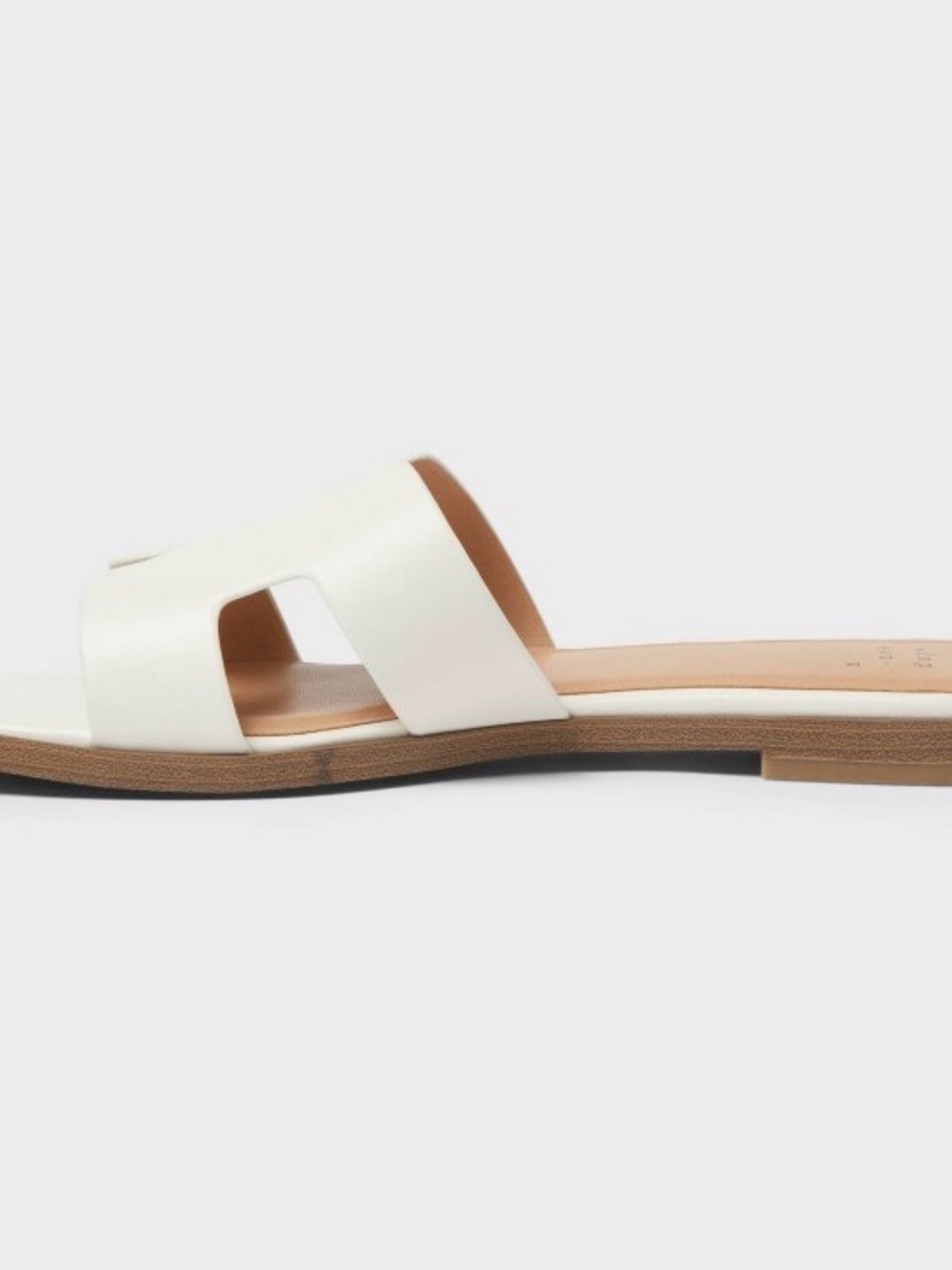 A New Day White Nina Slide Sandals size 10 - Picture 8 of 8